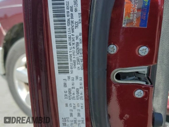 2016 Ram 1500 Big Horn with VIN 3C6RR7LTXGG207990, listed as a Copart auction lot 53481105 with 167,157 mi miles and Salvage title. Bid and sale history available at DreamBid. Image 12.