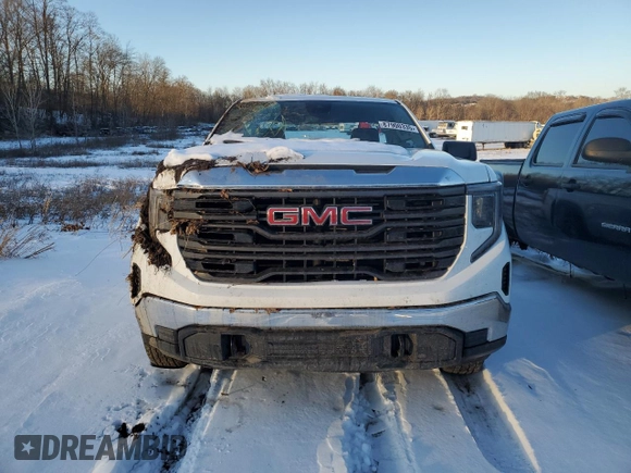 2023 GMC Sierra 1500 with VIN 3GTNUAED0PG362010, listed as a Copart auction lot 87900335 with 23,496 mi miles and Salvage Title. Bid and sale history available at DreamBid. Image 5.