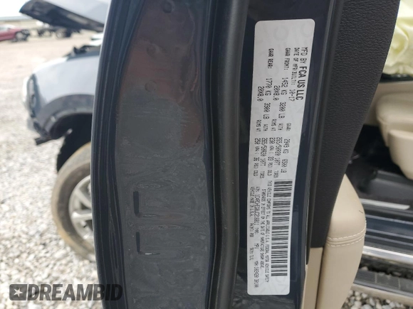 2018 Dodge Durango Citadel with VIN 1C4RDHEG8JC216811, listed as a Copart auction lot 80801934 with 57,765 mi miles and Salvage title. Bid and sale history available at DreamBid. Image 16.