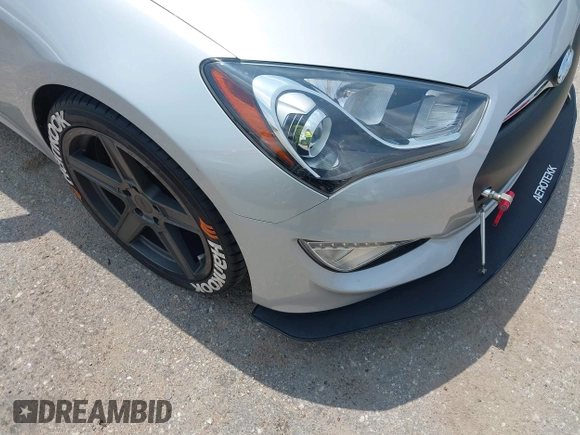 2016 Hyundai Genesis Coupe R-Spec with VIN KMHHU6KJ4GU134671, listed as a IAAI auction lot 42305705 with 47,854 mi miles and . Bid and sale history available at DreamBid. Image 6.