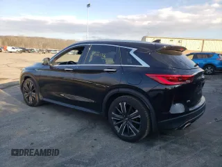 2021 Infiniti QX50 LUXE with VIN 3PCAJ5BB5MF100888, listed as a Copart auction lot 38772593 with 11,440 mi miles. Bid and sale history available at carsss.com. Image 2.