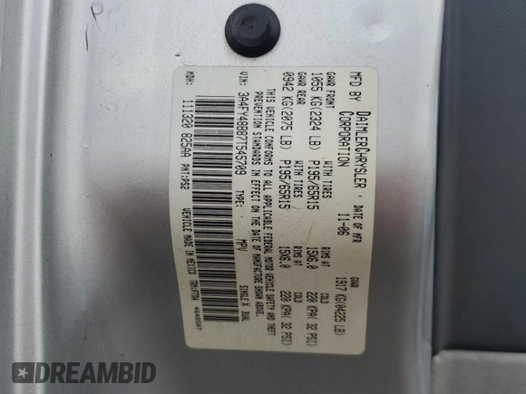 2007 Chrysler PT Cruiser with VIN 3A4FY48B87T545709, listed as a Copart auction lot 78826714 with 122,779 mi miles and Salvage Title. Bid and sale history available at DreamBid. Image 12.