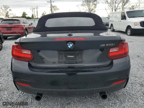 2015 BMW 2 Series M235i with VIN WBA1M1C54FV393578, listed as a Copart auction lot 88945735 with 95,713 mi miles and Salvage Title. Bid and sale history available at carsss.com. Image 6.