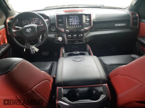 2020 Ram 1500 Rebel with VIN 1C6SRFLT5LN154225, listed as a Copart auction lot 53859515 with 88,907 mi miles and Salvage title. Bid and sale history available at DreamBid. Image 8.