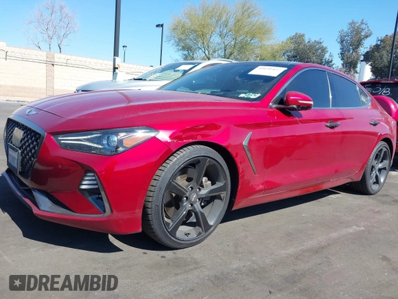 2020 Genesis G70 2.0T z VIN KMTG44LA3LU045365, wystawiony jako IAAI lot #41651427 z przebiegiem 33 333 mil mil oraz . Historia ofert i sprzedaży dostępna na DreamBid. Obrazek 6.