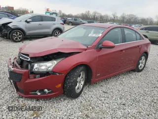 2012 Chevrolet Cruze LT w/1LT with VIN 1G1PL5SC6C7206678, listed as a Copart auction lot 53073835 with 199,724 mi miles and Salvage Title. Bid and sale history available at carsss.com. Image 1.