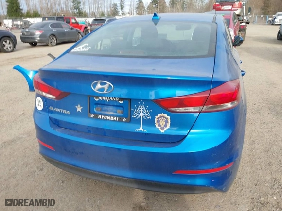 2017 Hyundai Elantra Limited with VIN 5NPD84LF6HH197255, listed as a IAAI auction lot 41761784 with 61,817 mi miles. Bid and sale history available at carsss.com. Image 17.