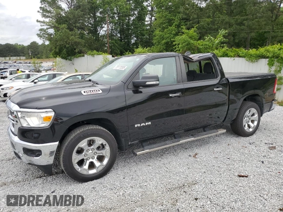2020 Ram 1500 Big Horn with VIN 1C6SRFFM7LN248711, listed as a Copart auction lot 55170095 with 60,531 mi miles and Clean Title. Bid and sale history available at carsss.com. Image 1.
