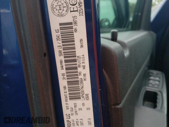 2010 Jeep Liberty Sport z VIN 1J4PN2GK7AW120664, wystawiony jako Copart lot #63191025 z przebiegiem 168 342 mil mil oraz Czysty tytuł • Clean title. Historia ofert i sprzedaży dostępna na DreamBid. Obrazek 13.