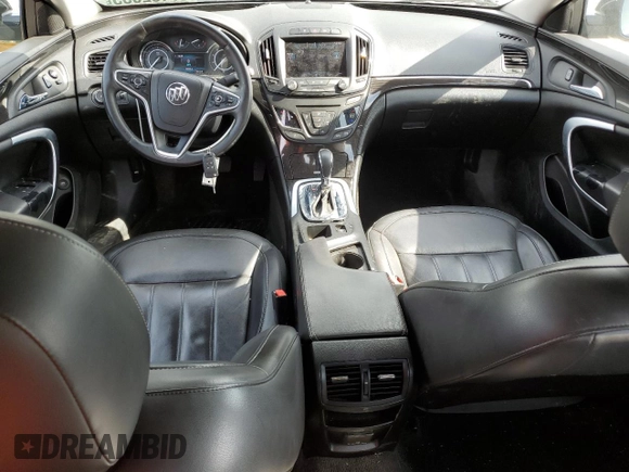 2014 Buick Regal Premium I with VIN 2G4GP5EX7E9201996, listed as a Copart auction lot 57182055 with 102,474 mi miles and Salvage title. Bid and sale history available at DreamBid. Image 8.