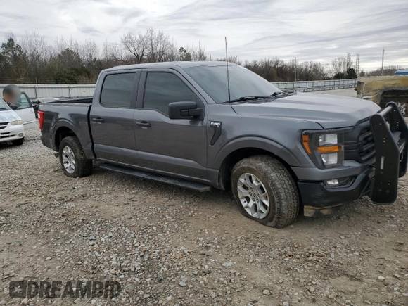 2023 Ford F-150 with VIN 1FTFW1P85PKD23050, listed as a Copart auction lot 48001595 with 42,427 mi miles and Salvage title. Bid and sale history available at DreamBid. Image 4.