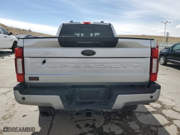 2020 Ford Super Duty F-350 SRW XL with VIN 1FT8W3BT1LEE95794, listed as a Copart auction lot 47230195 with 108,868 mi miles and Salvage Title. Bid and sale history available at carsss.com. Image 6.