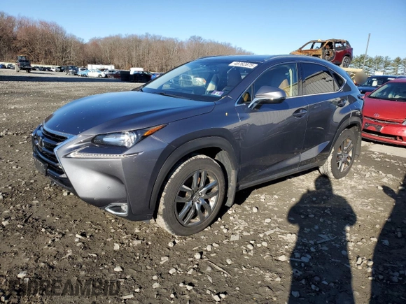 2015 Lexus NX 200t with VIN JTJBARBZ7F2011724, listed as a Copart auction lot 48762875 with 122,482 mi miles and Salvage Title. Bid and sale history available at DreamBid. Image 1.