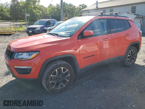 2020 Jeep Compass Sport с VIN 3C4NJDAB7LT167585, выставлен на аукционе Copart как лот 58134285 с пробегом 72 974 миль миль и Списание • Salvage title. История ставок и продаж доступна на DreamBid. Изображение 1.