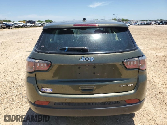 2019 Jeep Compass Sport с VIN 3C4NJCAB6KT623794, выставлен на аукционе Copart как лот 56311245 с пробегом 144 430 миль миль и Чистый • Clean title. История ставок и продаж доступна на DreamBid. Изображение 6.