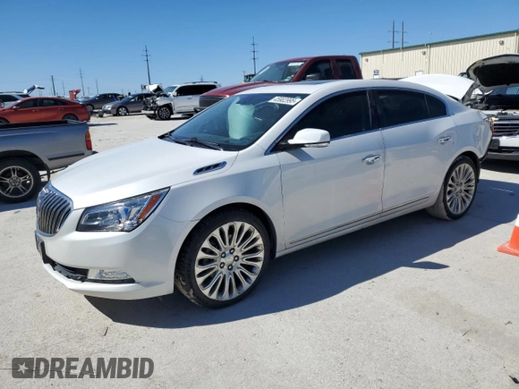 2015 Buick LaCrosse Premium II with VIN 1G4GF5G36FF143868, listed as a Copart auction lot 45902995 with 118,976 mi miles and Salvage Title. Bid and sale history available at DreamBid. Image 1.