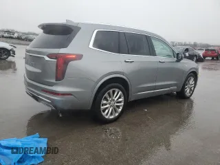 2024 Cadillac XT6 FWD Premium Luxury with VIN 1GYKPCRS5RZ702375, listed as a Copart auction lot 44265085 with 6,244 mi miles and Salvage Title. Bid and sale history available at carsss.com. Image 3.