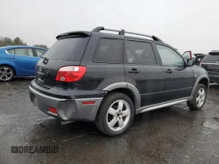 2005 Mitsubishi Outlander XLS with VIN JA4LX41F95U032183, listed as a Copart auction lot 49083555 with 159,392 mi miles and Salvage Title. Bid and sale history available at carsss.com. Image 3.