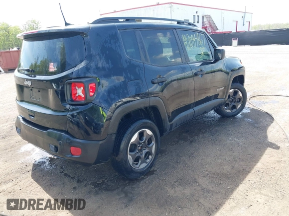 2018 Jeep Renegade Upland with VIN ZACCJBAB8JPH31972, listed as a IAAI auction lot 42085867 with 160,415 mi miles and . Bid and sale history available at DreamBid. Image 4.