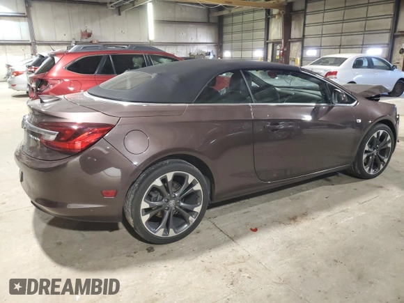 2016 Buick Cascada Premium с VIN W04WT3N50GG123624, выставлен на аукционе Copart как лот 54413675 с пробегом 68 636 миль миль и Списание • Salvage title. История ставок и продаж доступна на DreamBid. Изображение 3.