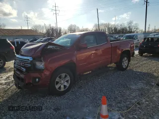 2015 GMC Canyon 4WD SLE with VIN 1GTH6BE3XF1180185, listed as a Copart auction lot 89046915 with 0 mi miles and Salvage Title. Bid and sale history available at carsss.com. Image 1.
