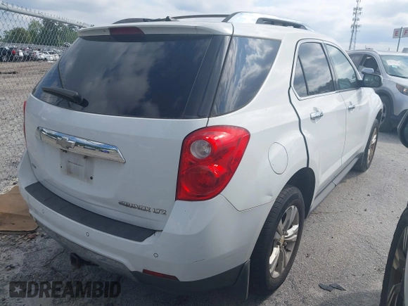 2012 Chevrolet Equinox LTZ with VIN 2GNFLGEKXC6346127, listed as a IAAI auction lot 41994569 with 206,489 mi miles. Bid and sale history available at carsss.com. Image 4.