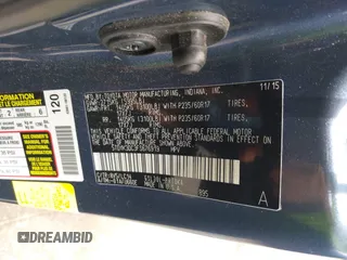 2015 Toyota Sienna XLE with VIN 5TDYK3DC3FS676919, listed as a IAAI auction lot 42475307 with 99,574 mi miles and . Bid and sale history available at DreamBid. Image 9.