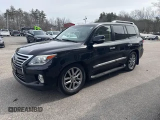 2013 Lexus LX 570 with VIN JTJHY7AX9D4126420, listed as a IAAI auction lot 41794133 with 156,035 mi miles and . Bid and sale history available at DreamBid. Image 2.