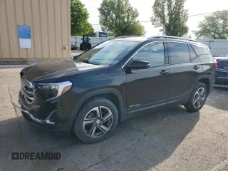 2021 GMC Terrain SLT z VIN 3GKALVEV0ML305315, wystawiony jako Copart lot #56089915 z przebiegiem 79 291 mil mil oraz Szkoda całkowita • Salvage title. Historia ofert i sprzedaży dostępna na DreamBid. Obrazek 1.