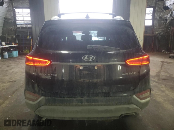 2020 Hyundai Santa Fe SEL with VIN 5NMS3CAA0LH276286, listed as a Copart auction lot 88899675 with 93,970 mi miles and Salvage Title. Bid and sale history available at carsss.com. Image 6.