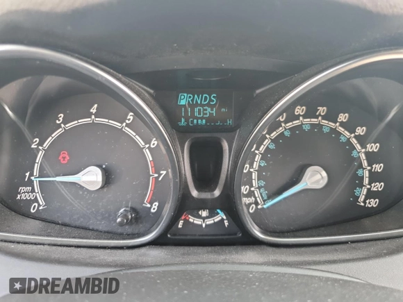 2017 Ford Fiesta SE with VIN 3FADP4BJ8HM135560, listed as a Copart auction lot 48870305 with 111,034 mi miles and Salvage Title. Bid and sale history available at carsss.com. Image 9.
