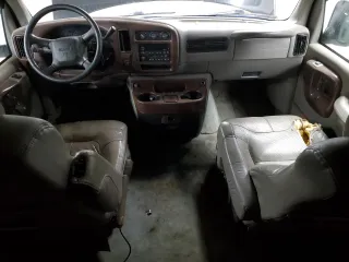 2001 Chevrolet Express Cargo Van YF7 Upfitter with VIN 1GBFG15R011219236, listed as a Copart auction lot 53310835 with 0 mi miles and Clean Title. Bid and sale history available at carsss.com. Image 8.