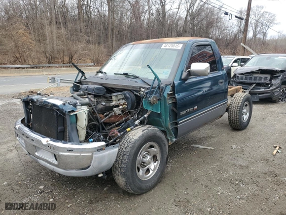 1995 Dodge Ram 1500 with VIN 1B7HC16Y3SS361081, listed as a Copart auction lot 48128815 with 282,940 mi miles and Salvage Title. Bid and sale history available at carsss.com. Image 1.