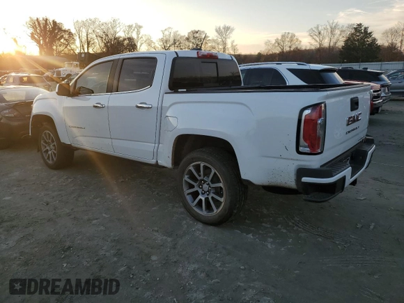 2022 GMC Canyon 2WD Denali with VIN 1GTG5EEN4N1203038, listed as a Copart auction lot 85638024 with 19,987 mi miles and Salvage Title. Bid and sale history available at carsss.com. Image 2.