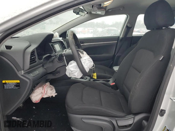 2019 Hyundai Elantra SE with VIN 5NPD74LFXKH419550, listed as a Copart auction lot 87069444 with 49,507 mi miles and Salvage Title. Bid and sale history available at DreamBid. Image 7.