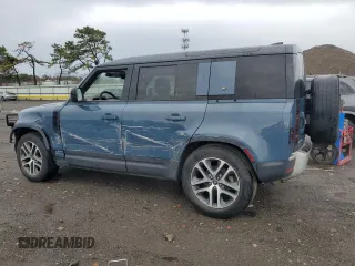 2020 Land Rover Defender S with VIN SALEJEEX2L2015140, listed as a Copart auction lot 51565305 with 66,370 mi miles and Salvage title. Bid and sale history available at DreamBid. Image 2.