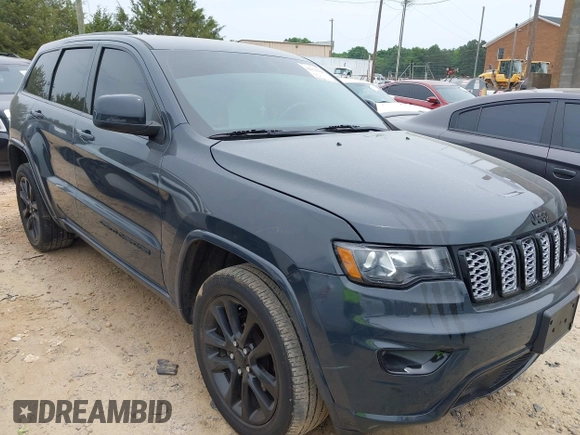 2018 Jeep Grand Cherokee Laredo with VIN 1C4RJFAG4JC303222, listed as a IAAI auction lot 42276244 with 83,585 mi miles and . Bid and sale history available at DreamBid. Image 1.