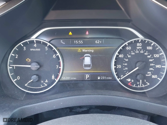 2017 Nissan Murano SL with VIN 5N1AZ2MH0HN122583, listed as a IAAI auction lot 42053788 with 56,281 mi miles. Bid and sale history available at carsss.com. Image 7.