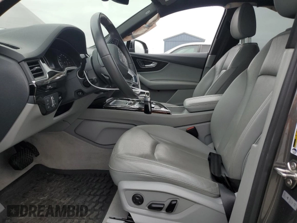 2019 Audi Q7 Premium with VIN WA1AAAF74KD008880, listed as a Copart auction lot 54277445 with 23,476 mi miles and Salvage title. Bid and sale history available at DreamBid. Image 7.