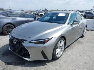 2021 Lexus IS 300 z VIN JTHCA1D22M5117601, wystawiony jako IAAI lot #41904908 z przebiegiem 39 209 mil mil oraz . Historia ofert i sprzedaży dostępna na DreamBid. Obrazek 2.