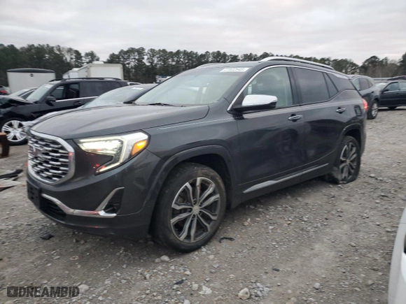 2019 GMC Terrain Denali with VIN 3GKALSEX8KL209199, listed as a Copart auction lot 41602945 with 115,245 mi miles and Salvage Title. Bid and sale history available at carsss.com. Image 1.