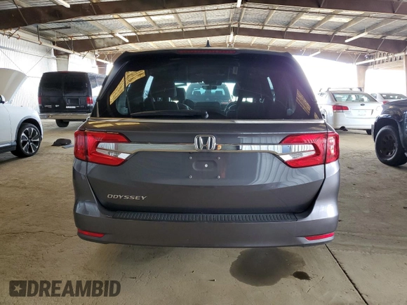 2019 Honda Odyssey EX-L with VIN 5FNRL6H79KB069020, listed as a Copart auction lot 52890475 with 63,401 mi miles and Salvage Title. Bid and sale history available at carsss.com. Image 6.