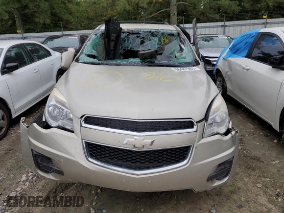 2013 Chevrolet Equinox LT with VIN 2GNALDEK3D6158818, listed as a Copart auction lot 66487303 with Not Provided miles and Salvage Title. Bid and sale history available at DreamBid. Image 5.