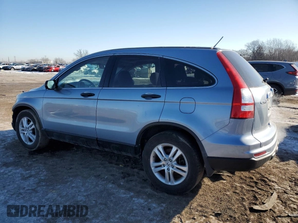 2010 Honda CR-V EX with VIN 3CZRE4H56AG702864, listed as a Copart auction lot 45662735 with 153,042 mi miles and Salvage Title. Bid and sale history available at carsss.com. Image 2.