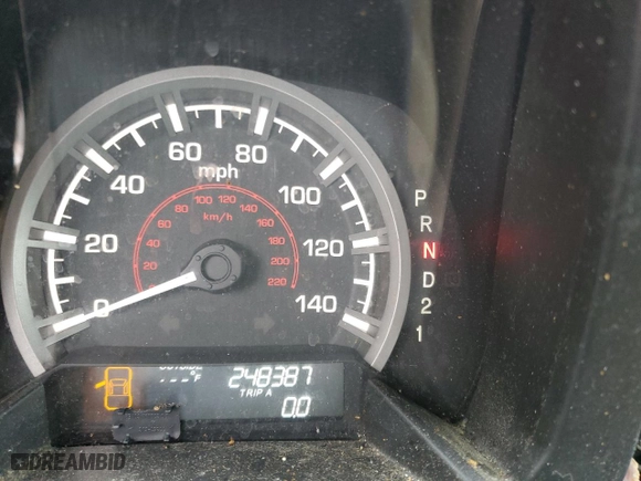 2010 Honda Ridgeline RTL with VIN 5FPYK1F51AB010343, listed as a Copart auction lot 43634365 with 248,387 mi miles and Non Repairable. Bid and sale history available at carsss.com. Image 9.