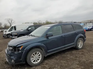 2013 Dodge Journey SXT with VIN 3C4PDCBGXDT619616, listed as a Copart auction lot 53525735 with 145,430 mi miles and Salvage title. Bid and sale history available at DreamBid. Image 1.
