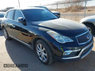 2017 Infiniti QX50 with VIN JN1BJ0RP1HM383332, listed as a IAAI auction lot 41837779 with 83,545 mi miles. Bid and sale history available at carsss.com. Image 1.
