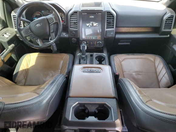 2017 Ford F-150 XL with VIN 1FTEW1EG4HFB50122, listed as a Copart auction lot 50935025 with 121,676 mi miles and Salvage Title. Bid and sale history available at carsss.com. Image 8.