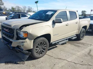 2022 GMC Canyon 2WD Elevation with VIN 1GTG5CENXN1206787, listed as a IAAI auction lot 41536368 with 33,854 mi miles. Bid and sale history available at carsss.com. Image 2.