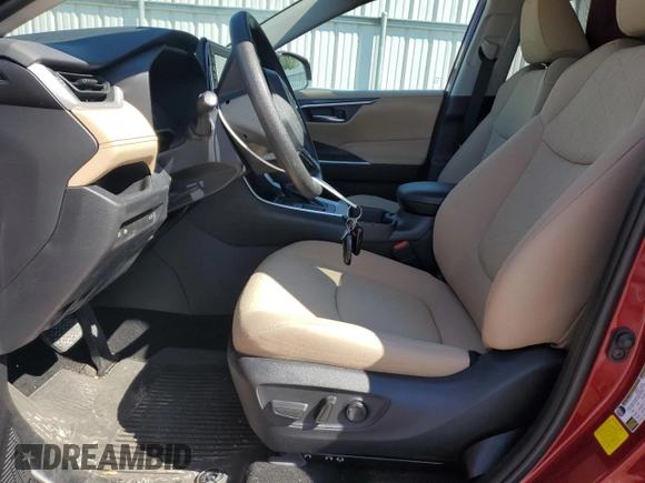 2022 Toyota RAV4 XLE with VIN 2T3W1RFV1NW202993, listed as a Copart auction lot 50620845 with 34,644 mi miles and Salvage title. Bid and sale history available at DreamBid. Image 7.
